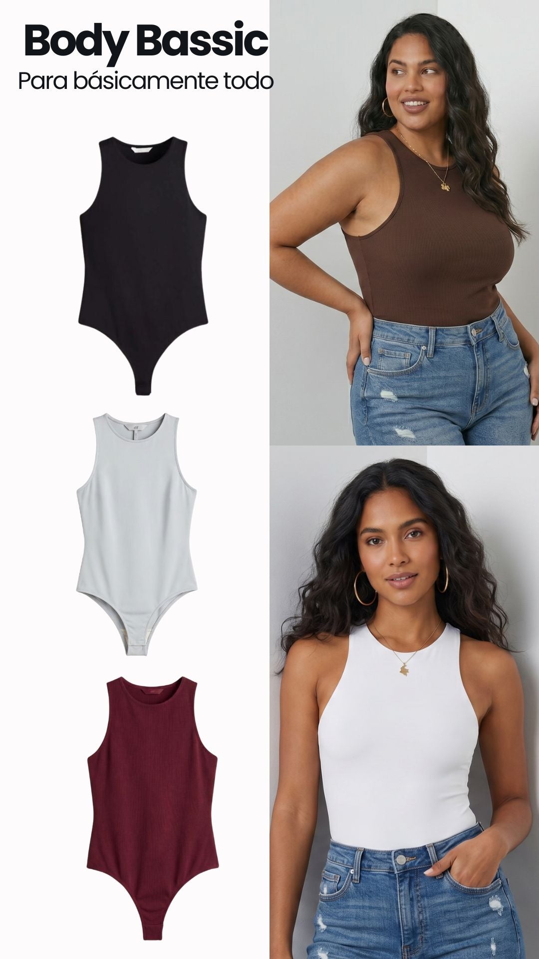 COMBO BODYS x3+ENVIO GRATIS Y BLUSA GRATIS